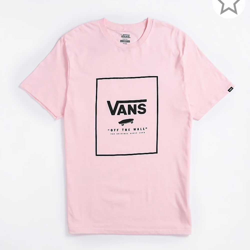 VANS Print Box Pink T-Shirt Men’s Medium